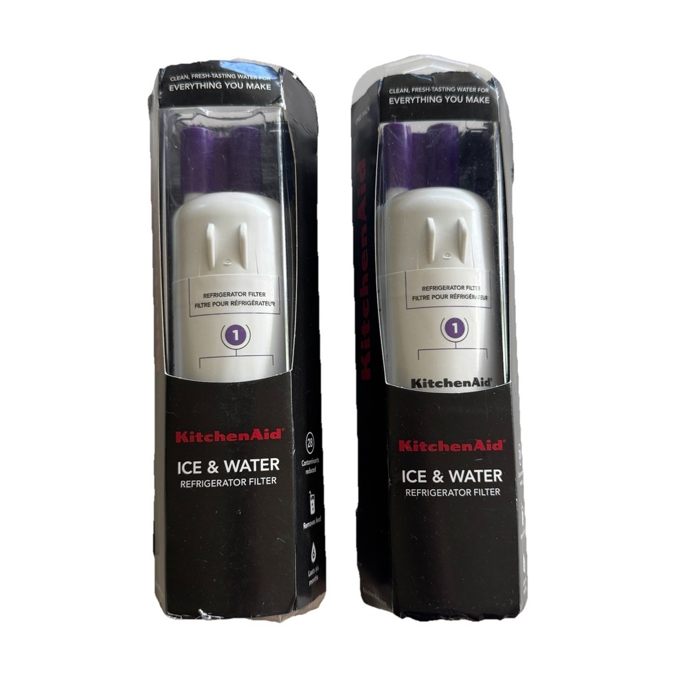 Lot Of 2 KitchenAid Refrigerator Ice and Water Filter 1 KAD1RXD1 Purple